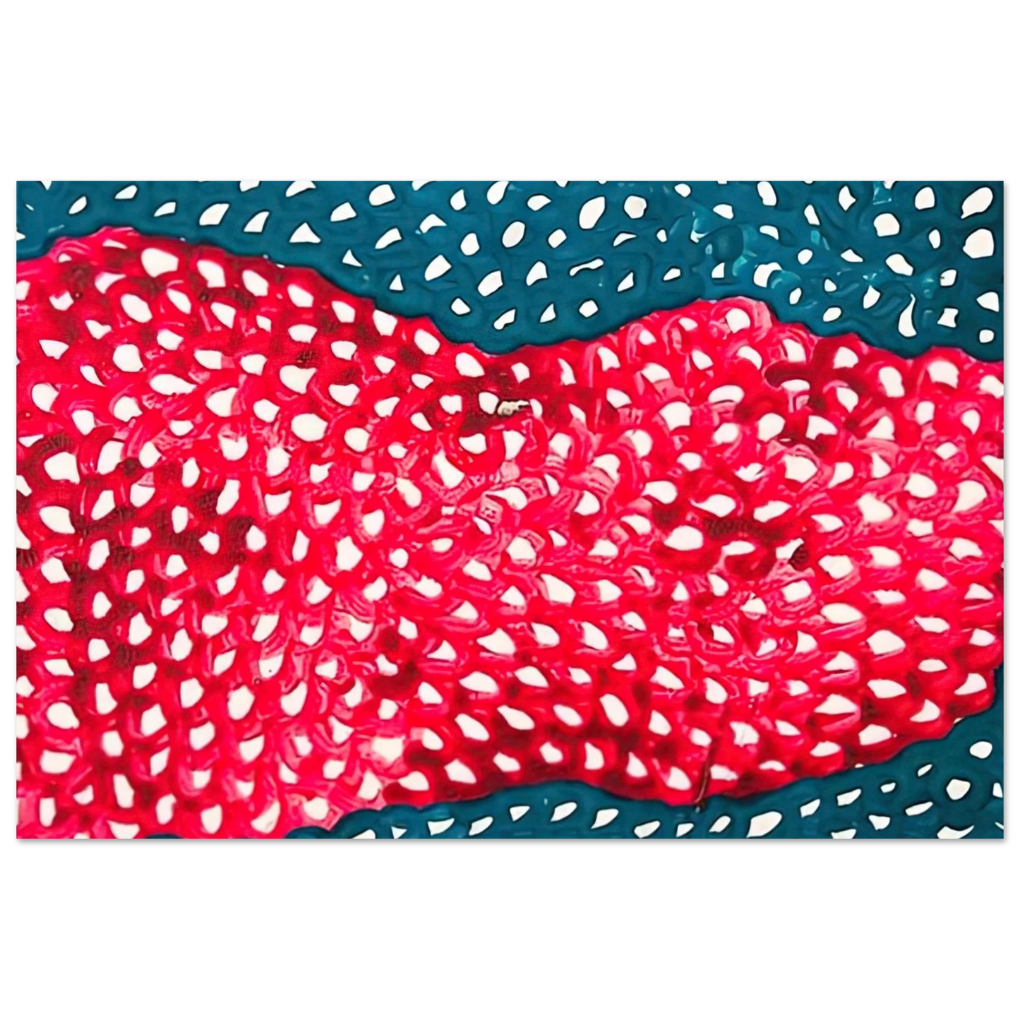 Yayoi Kusama - WAVES 1953 Fine Art Poster - 75x100 cm / 30x40 inches