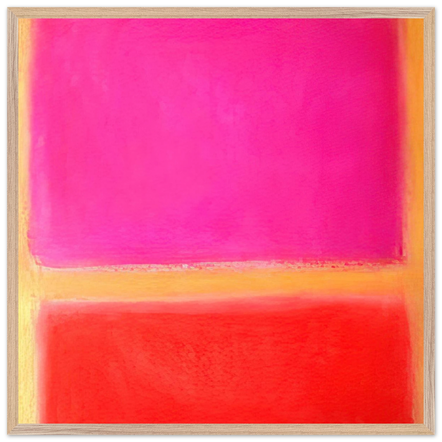 Helen Frankenthaler - Untitled - Color Field Painting Wall art - 30x40 cm / 12x16 inches - Premium Wooden Framed Poster With Fine Art Paper - Black frame