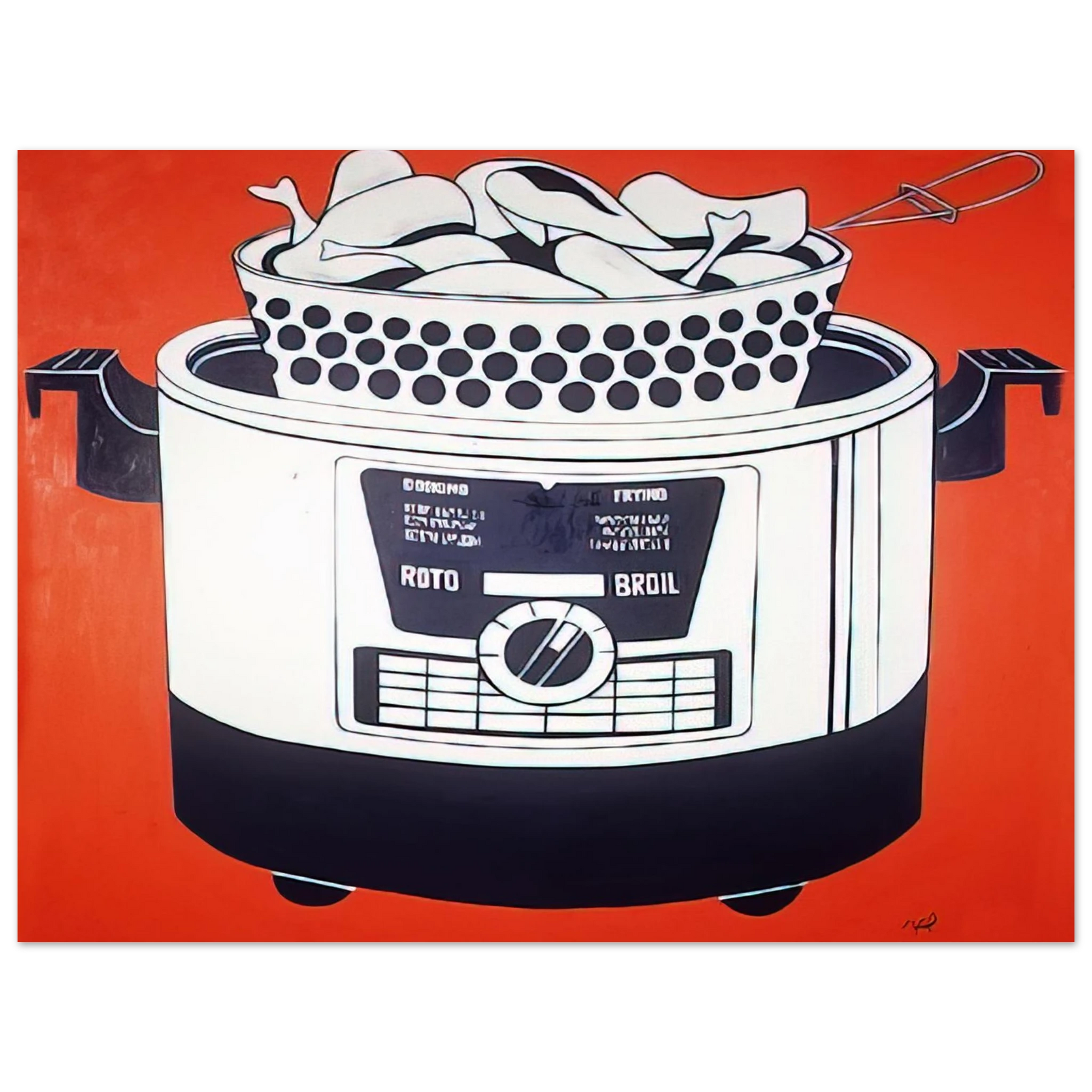 Roy Lichtenstein - ROTO BROIL 1961 Fine Art Poster - Default Title