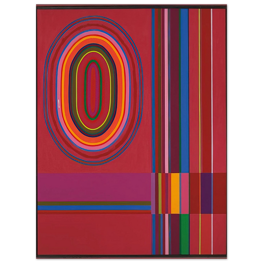 John Ferren - Red Rose - 1966 Fine Art Poster - Default Title