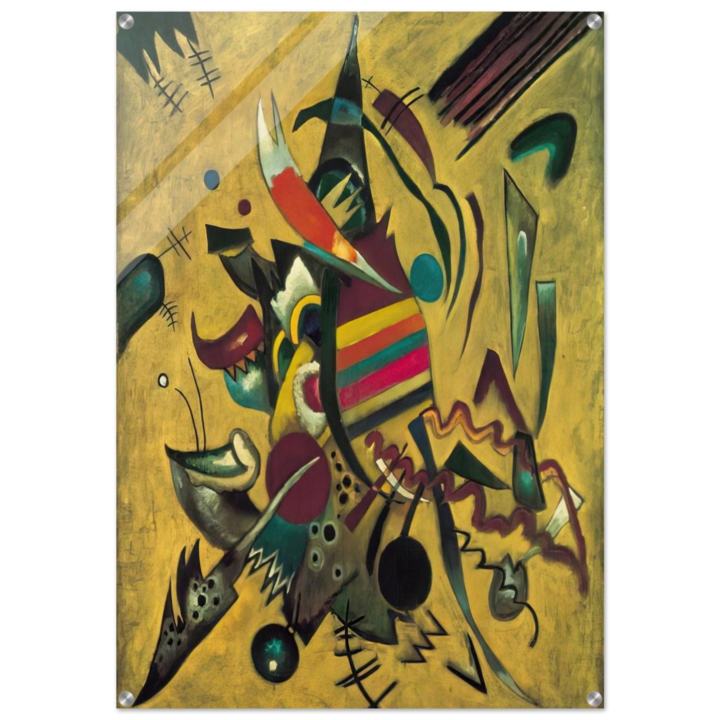 NOT_DETECTED_189366 - Wassily Kandinsky Acrylic Print - 70x100 cm / 28x40″ inches | Wassily Kandinsky Wall Art | Wassily Kandinsky Prints