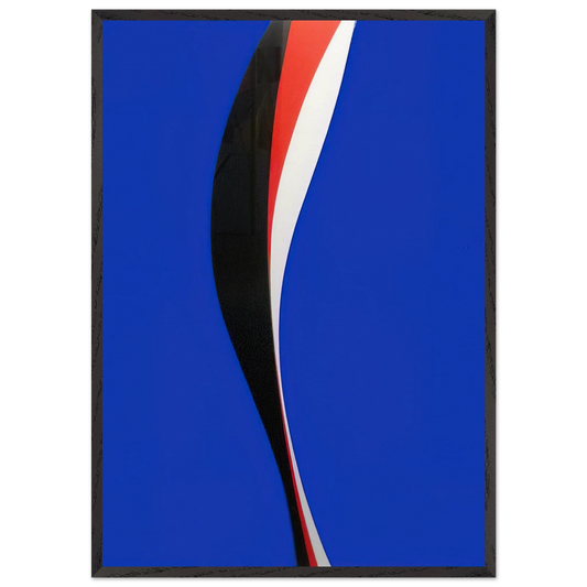 Untitled - Hard Edge Painting - Lorser Feitelson Framed Art Print – Black Wooden Frame - Default Title - -Framed Art Print
