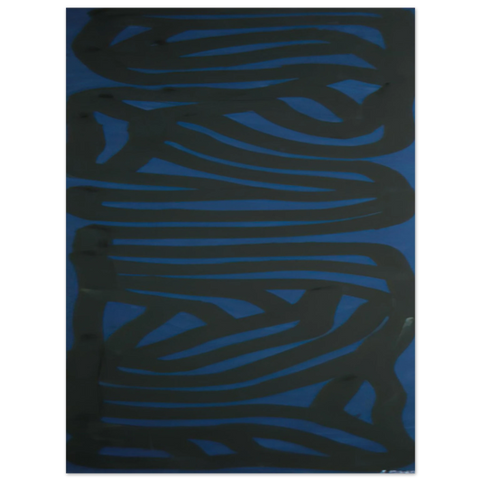 Sol LeWitt - Blue Vertical Fine Art Poster - Default Title