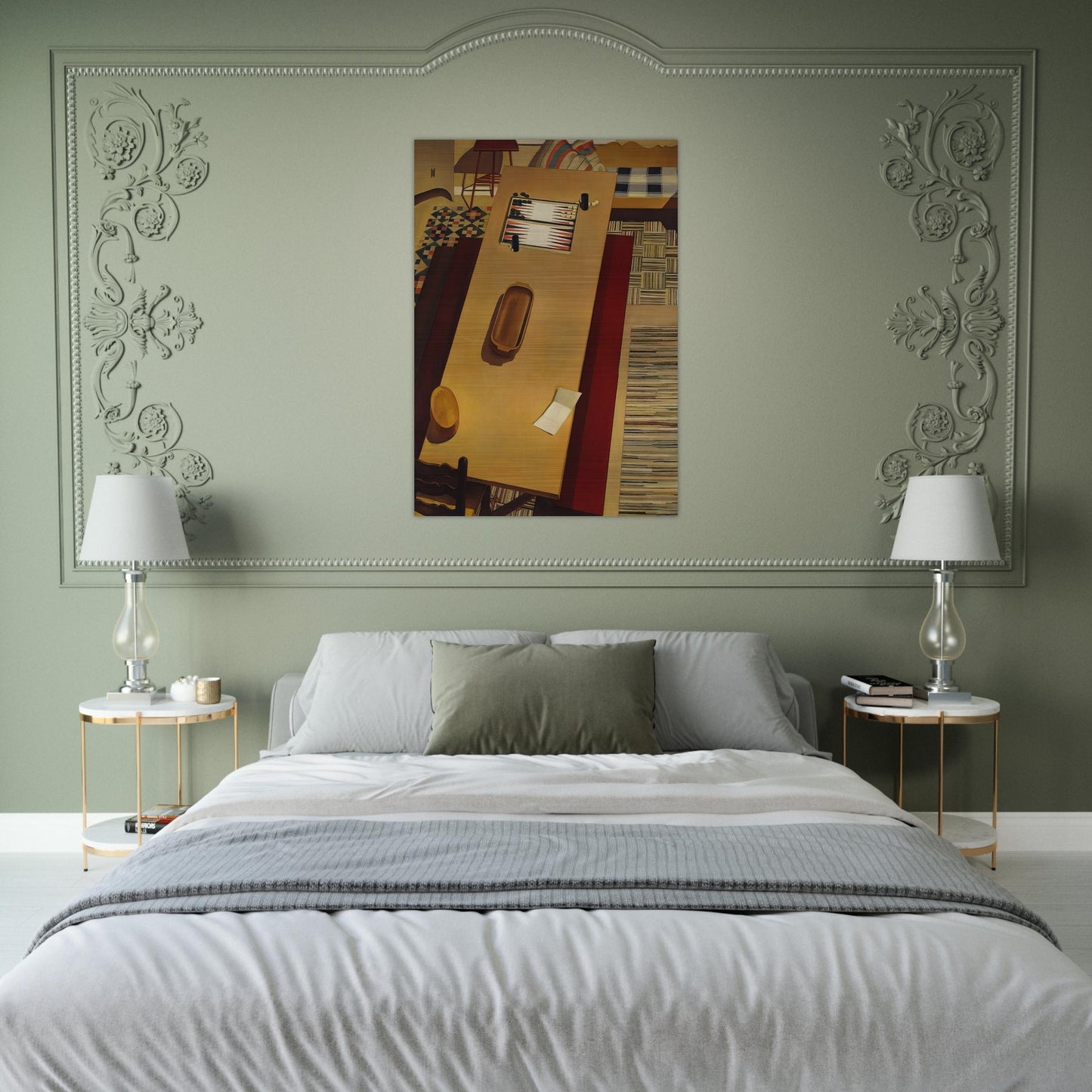 Americana - 1931 - Charles Sheeler Brushed Aluminum Print - 70x100 cm / 28x40 inches | Charles Sheeler Aluminum Print | Charles Sheeler Prints