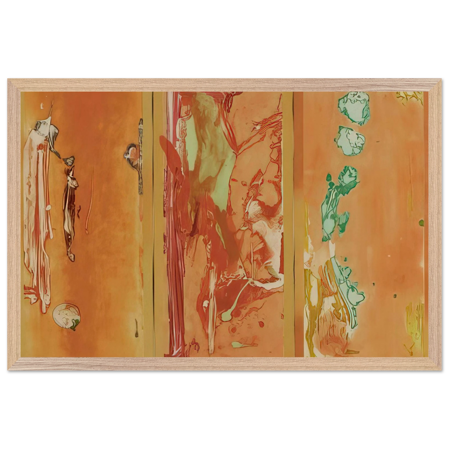 Helen Frankenthaler - Gateway - 1988 Wall art - 50x70 cm / 20x28 inches - Fine Art Poster - -
