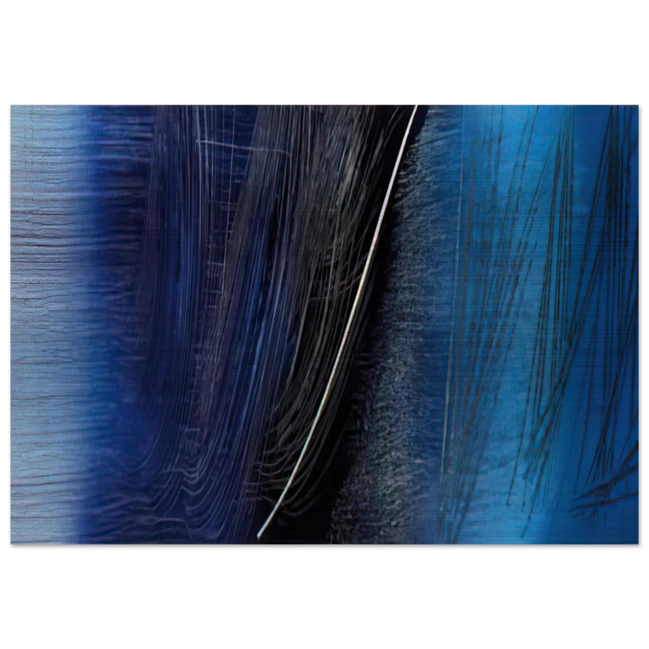 Untitled T1962-L7 - 1962 - Hans Hartung Brushed Aluminum Print - 70x100 cm / 28x40 inches | Hans Hartung Aluminum Print | Hans Hartung Prints