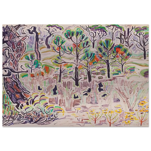 Walter Anderson - Walter Anderson Brushed Aluminum Print - 70x100 cm / 28x40 inches | Walter Anderson Aluminum Print | Walter Anderson Prints