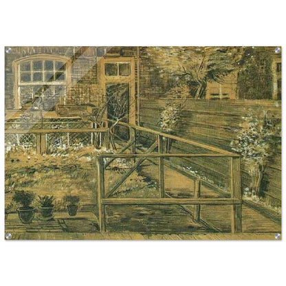 Sien's Mother's House, Closer View - Vincent van Gogh Acrylic Print - 70x100 cm / 28x40″ inches