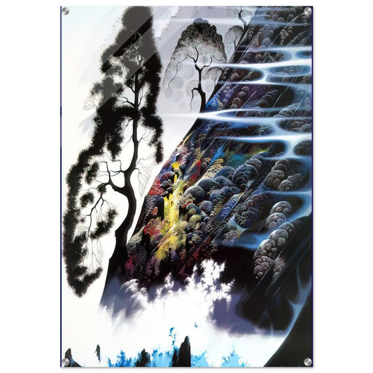 Radient Splendor - Eyvind Earle Acrylic Print - 70x100 cm / 28x40″ inches