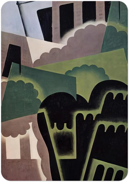 LANDSCAPE By Juan Gris Pack of 10 Post Cards | Juan Gris Post Cards | A6 (10.5 x 14.8 cm) - 4.1 x 5.8 inches