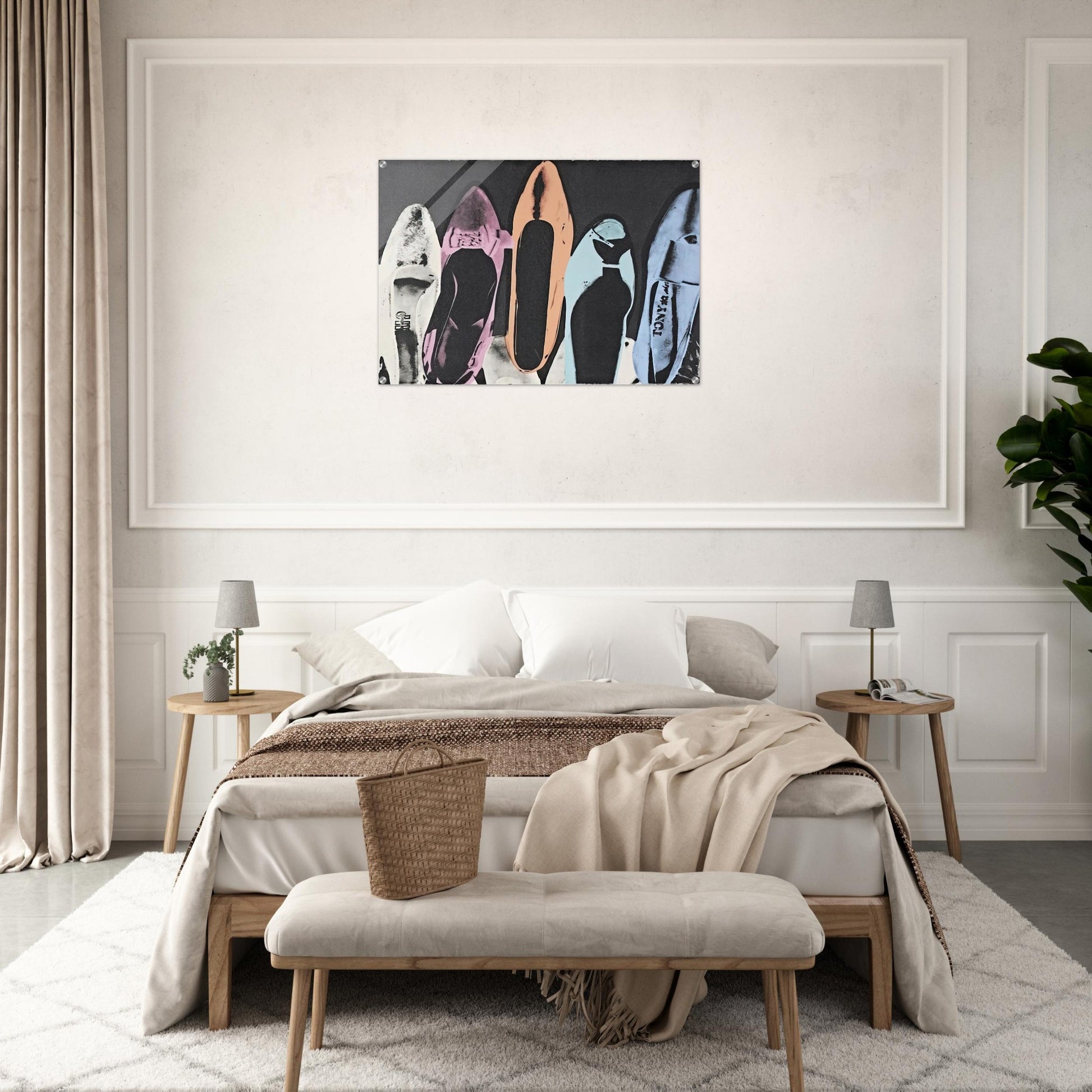 Diamond Dust Shoes - Andy Warhol Acrylic Print - 70x100 cm / 28x40″ inches | Andy Warhol Wall Art | Andy Warhol Prints