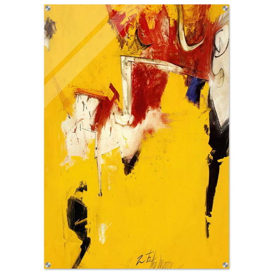 2 to the Moon - 1961 - Hassel Smith Acrylic Print - 70x100 cm / 28x40″ inches | Hassel Smith Wall Art | Hassel Smith Prints