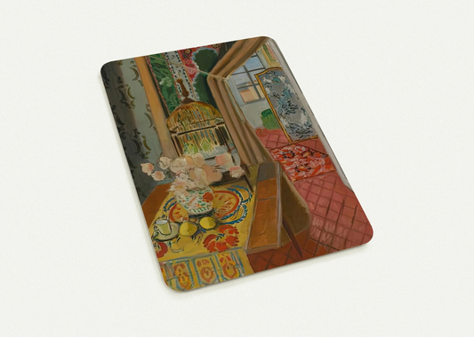 INTERIOR FLOWERS AND PARAKEETS 1924 By Henri Matisse Pack of 10 Post Cards | Henri Matisse Post Cards | A6 (10.5 x 14.8 cm) - 4.1 x 5.8 inches