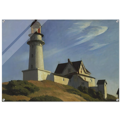 Lighthouse at Two Lights - Edward Hopper Acrylic Print - 70x100 cm / 28x40″ inches | Edward Hopper Wall Art | Edward Hopper Prints