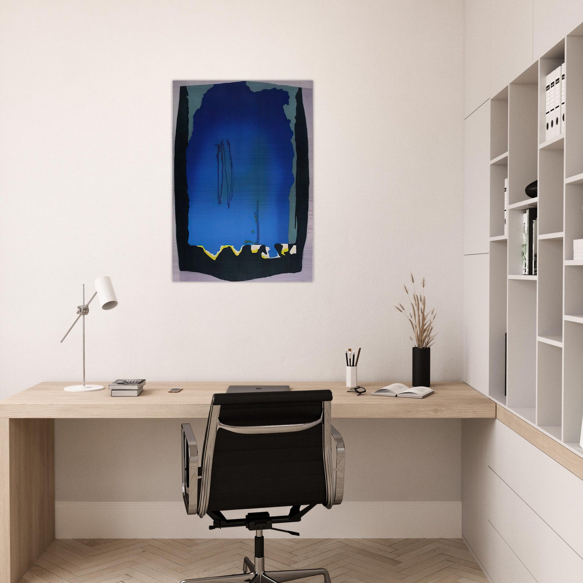Freefall - 1992 - Helen Frankenthaler Brushed Aluminum Print - 70x100 cm / 28x40 inches | Helen Frankenthaler Aluminum Print | Helen Frankenthaler Prints
