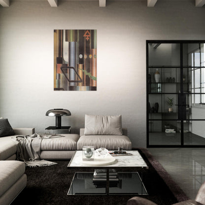 La libra s'infiamma e le piramidi - 1921 - Julius Evola Brushed Aluminum Print - 70x100 cm / 28x40 inches | Julius Evola Aluminum Print | Julius Evola Prints