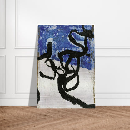 Untitled - Tachisme - Emil Schumacher Brushed Aluminum Print - 70x100 cm / 28x40 inches | Emil Schumacher Aluminum Print | Emil Schumacher Prints