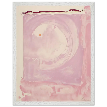 Helen Frankenthaler - Reflections IX - 1995 Wall art - 30x45 cm / 12x18 inches - Premium Wooden Framed Poster With Fine Art Paper - Wood frame