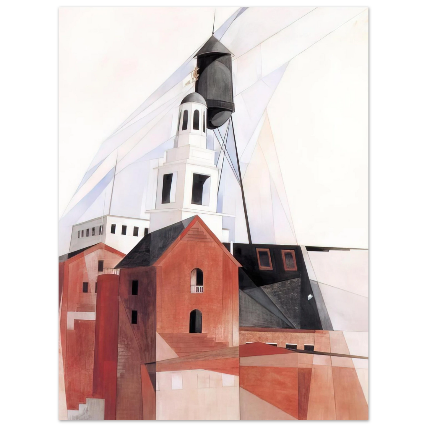 Charles Demuth - Lancaster - 1920 Fine Art Poster - Default Title