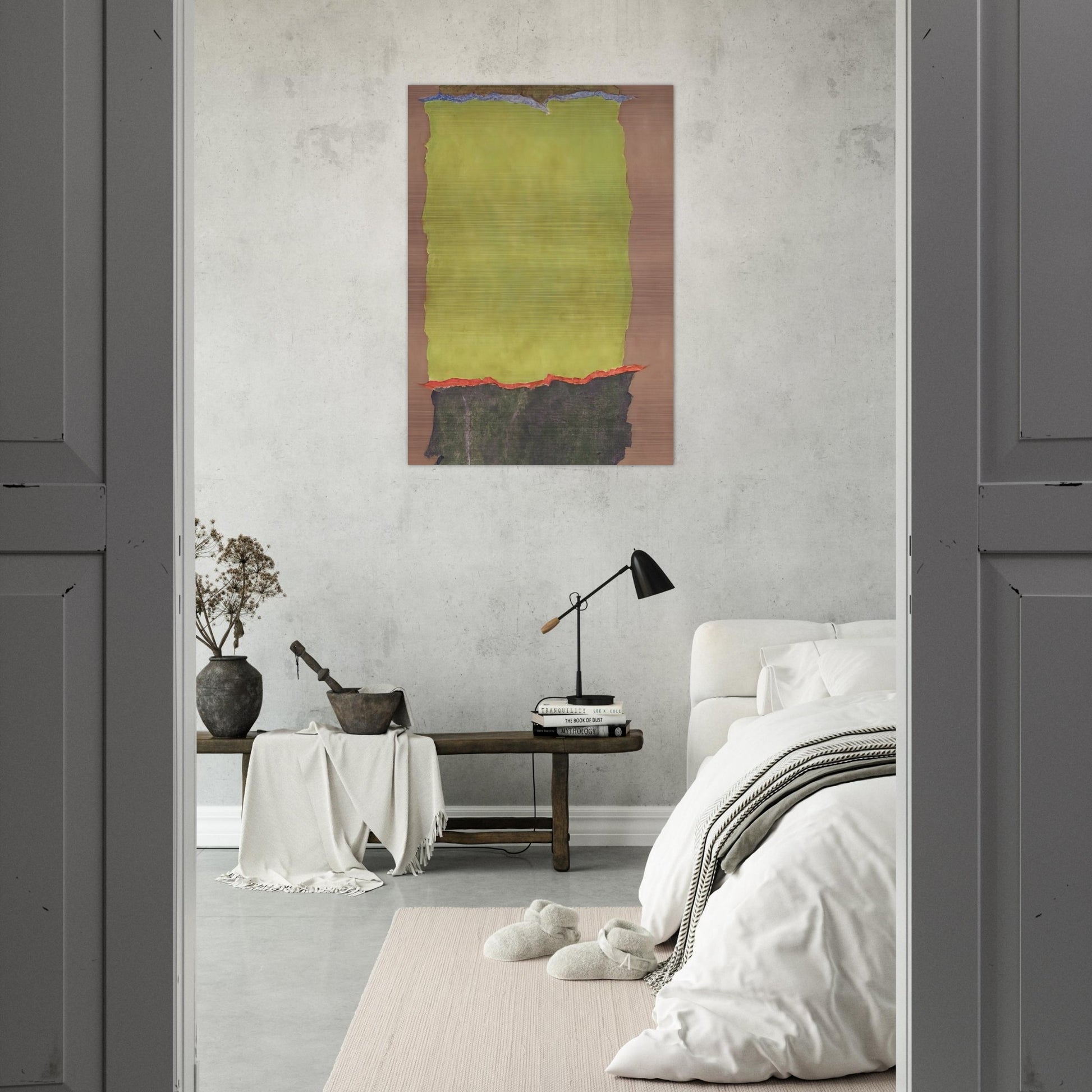 Infinity Field #2 Lefkada Series - 1978 - Theodoros Stamos Brushed Aluminum Print - 70x100 cm / 28x40 inches | Theodoros Stamos Aluminum Print | Theodoros Stamos Prints