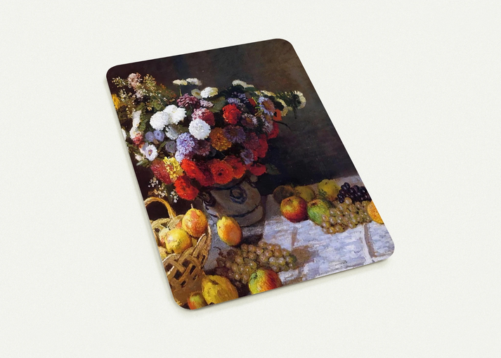 Flowers and Fruit By claude monet Pack of 10 Post Cards | claude monet Post Cards | A6 (10.5 x 14.8 cm) - 4.1 x 5.8 inches