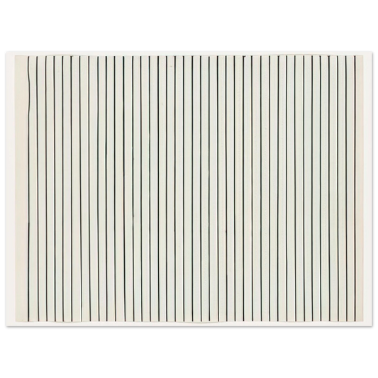 Ellsworth Kelly - Vertical Lines from the series Line Form Color Fine Art Poster - Default Title
