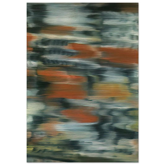 TOWNSCAPE PX 1968 - Gerhard Richter Brushed Aluminum Print - 70x100 cm / 28x40 inches | Gerhard Richter Aluminum Print | Gerhard Richter Prints