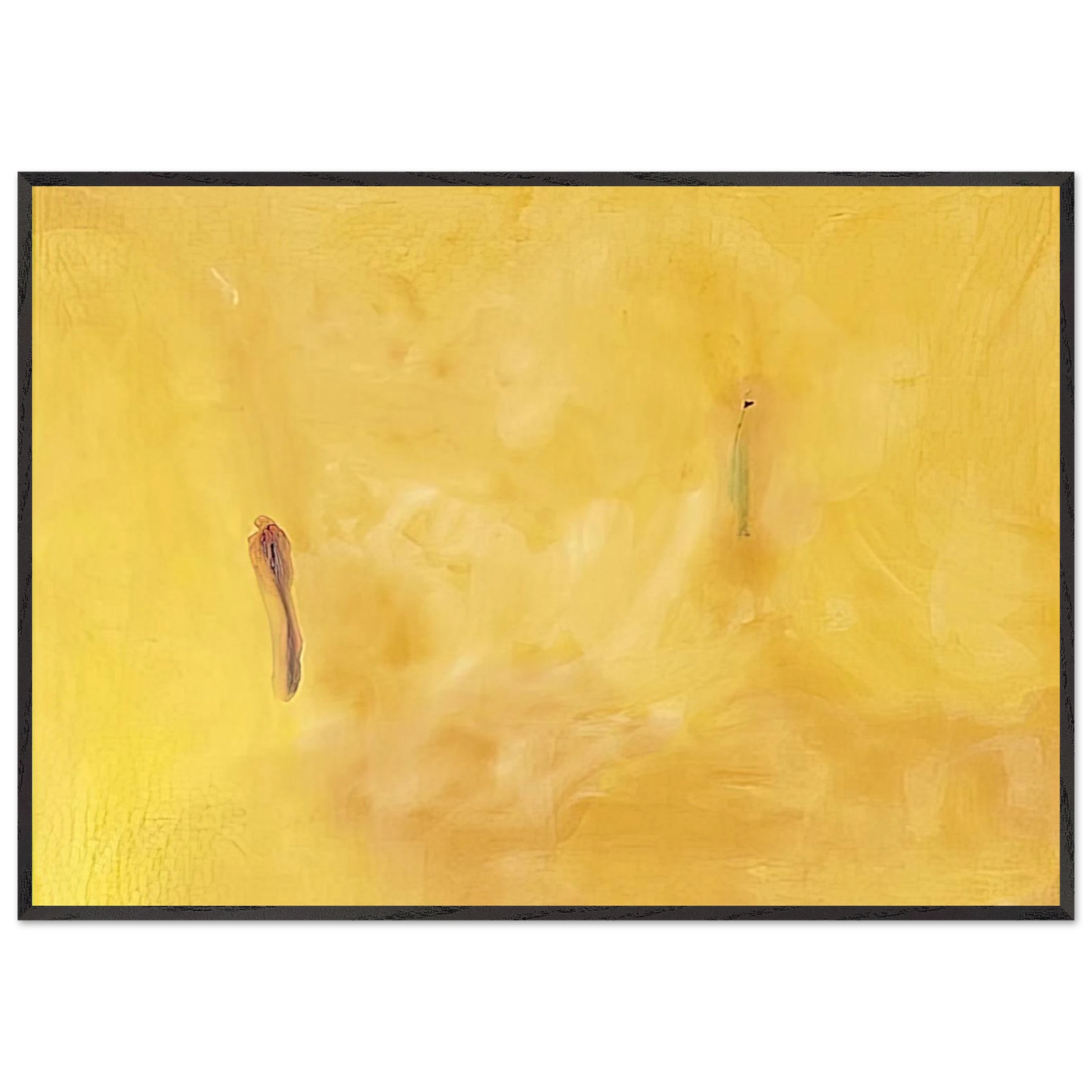Helen Frankenthaler - Earliness - 1975 Wall art - A2 (42 x 59.4  cm) - Premium Wooden Framed Poster With Fine Art Paper - Black frame