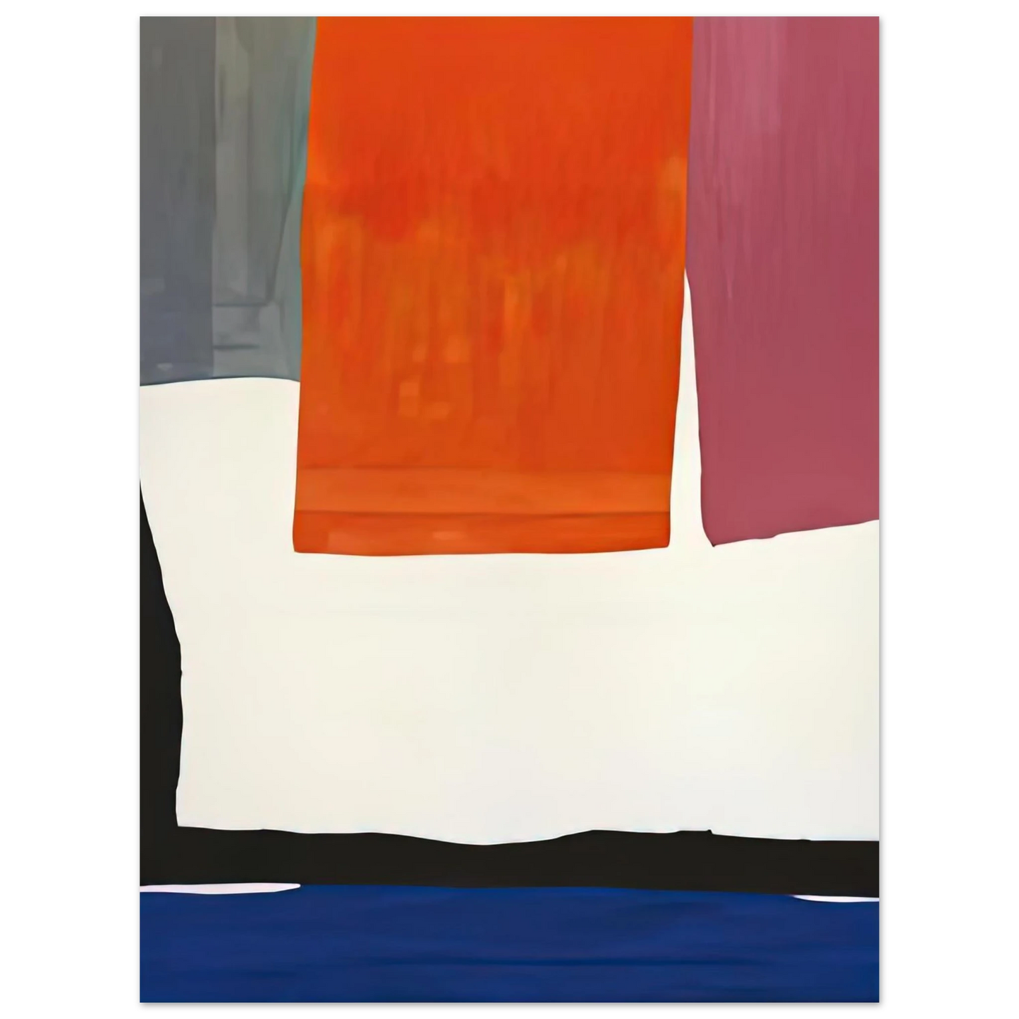 Helen Frankenthaler - The Human Edge, 1967- Wall Art - 60x80 cm / 24x32 inches - Fine Art Poster - -