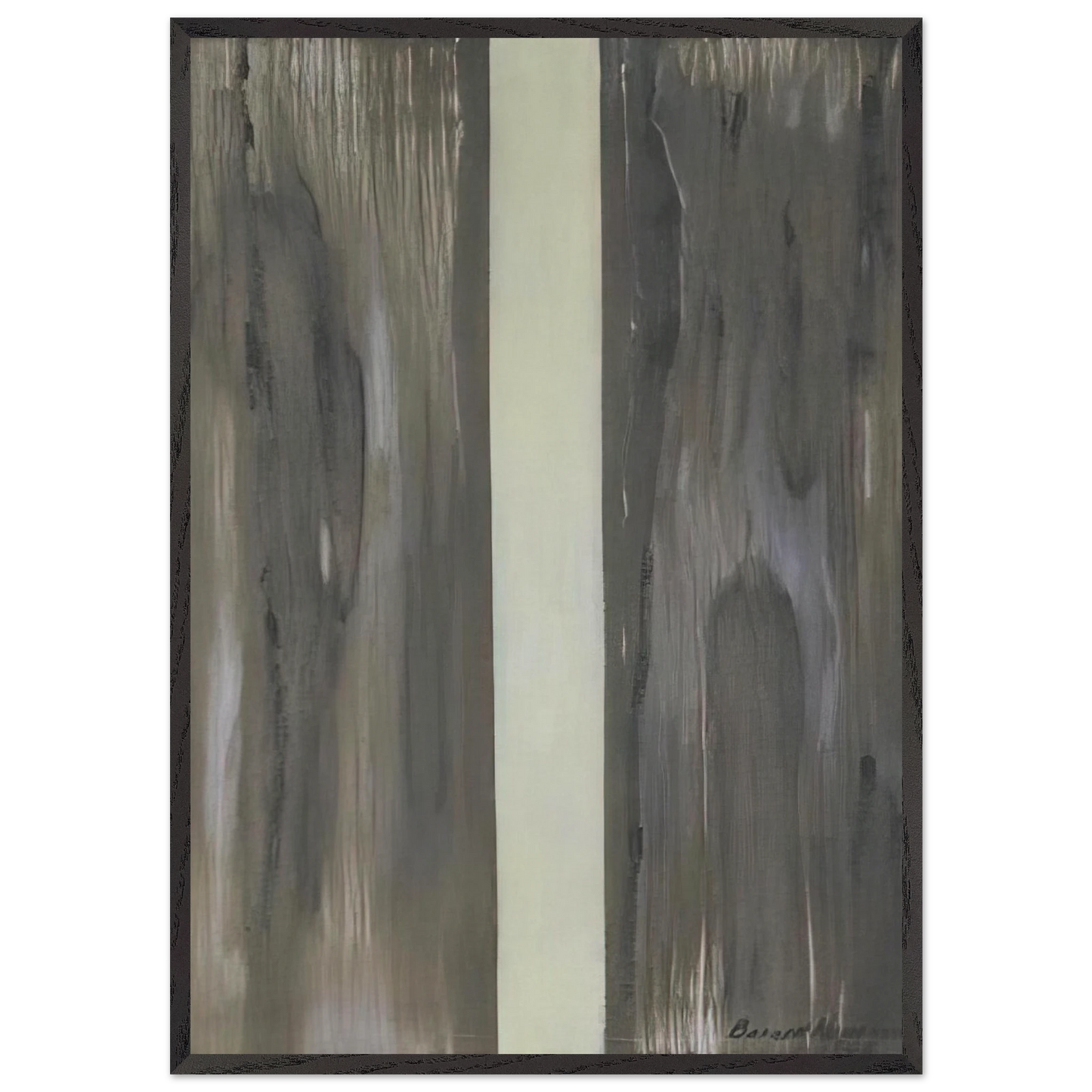 Moment - Barnett Newman Framed Art Print – Black Wooden Frame - Default Title - -Framed Art Print