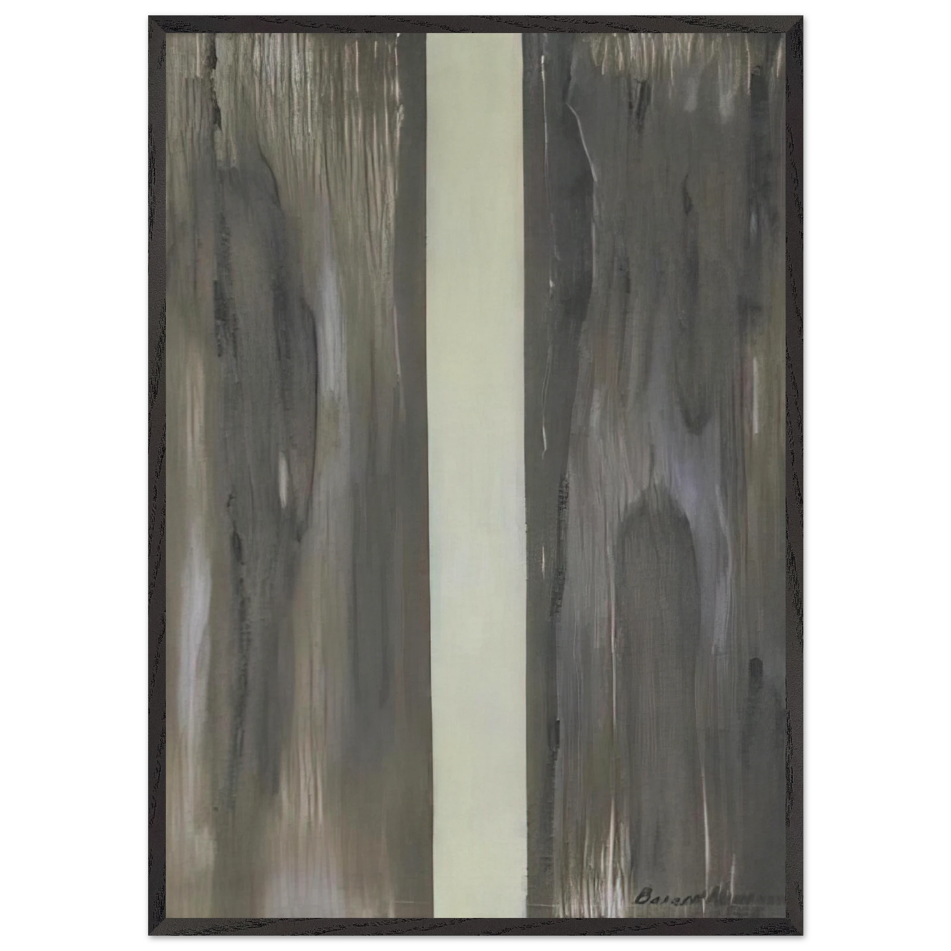 Moment - Barnett Newman Framed Art Print – Black Wooden Frame - Default Title - -Framed Art Print