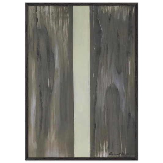 Moment - Barnett Newman Framed Art Print – Black Wooden Frame - Default Title - -Framed Art Print