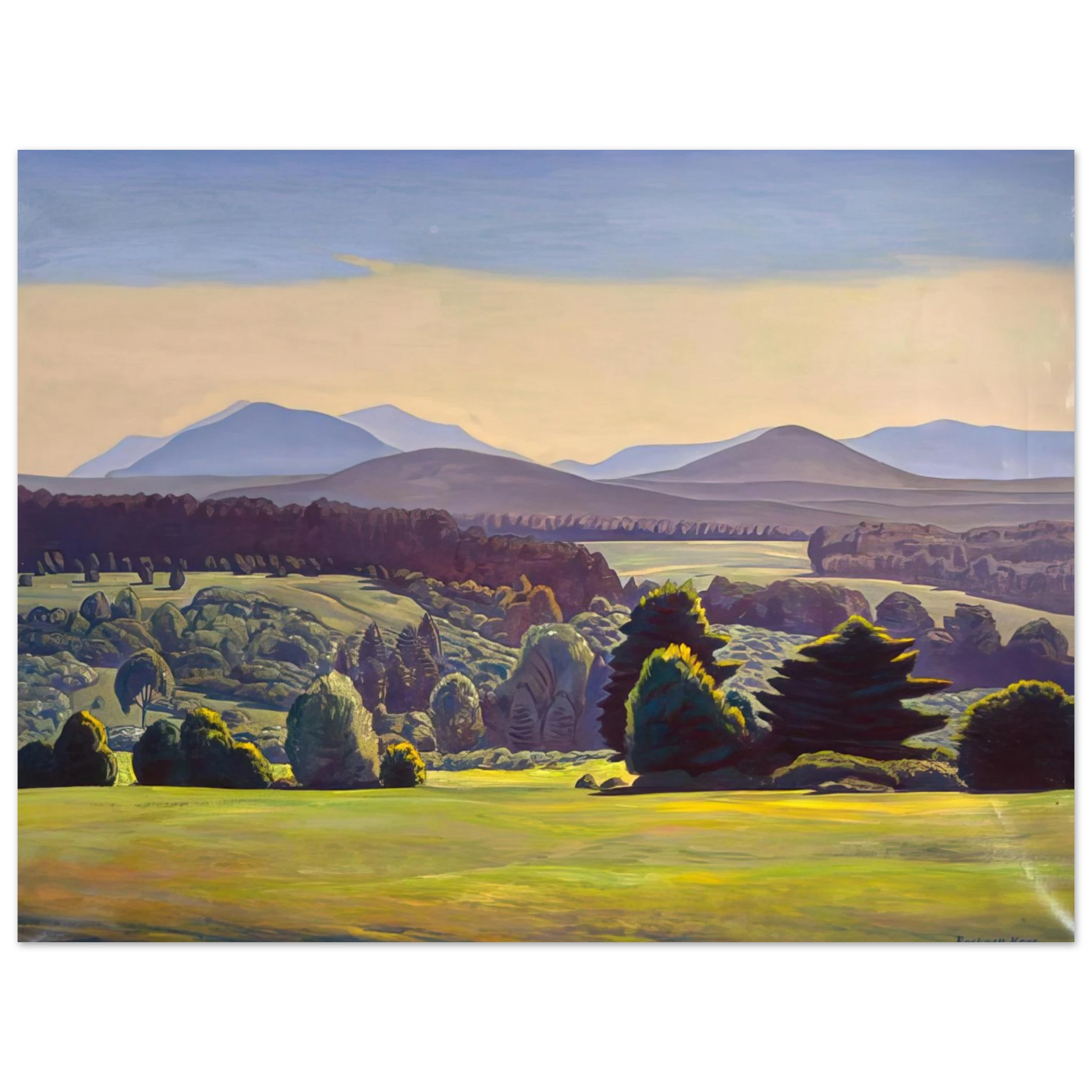 Rockwell Kent - Summer Day. Asgaard Fine Art Poster - Default Title