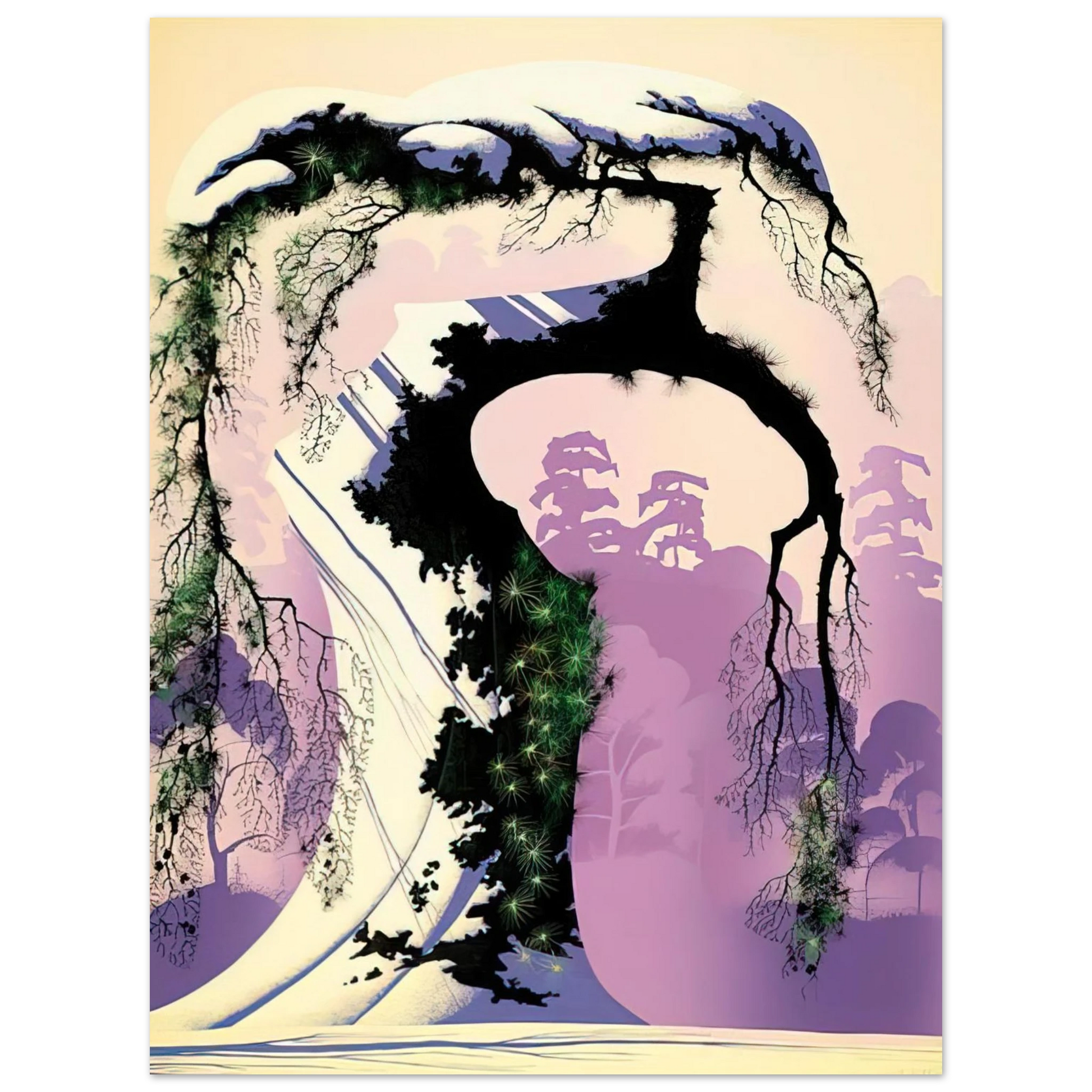 Eyvind Earle - Norway Pine Fine Art Poster - Default Title