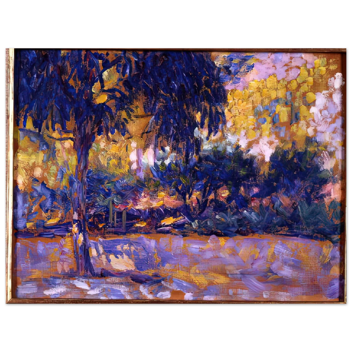 Henri Matisse - LANDSCAPE WITH EUCALYPTUS TREES AND RIVER TREES IN FRONT OF A RIVER 1908  75x100 cm / 30x40inches Fine Art Poster