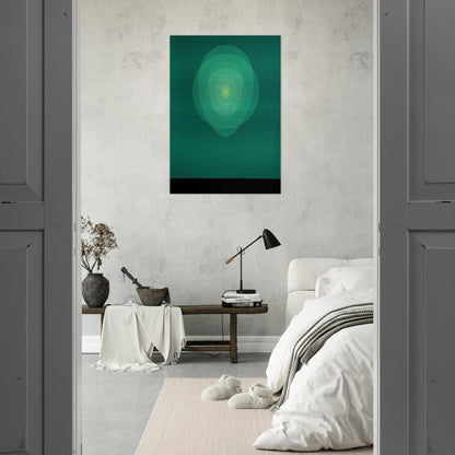 Green Mandala - 1969 - Clarence Holbrook Carter Brushed Aluminum Print - 70x100 cm / 28x40 inches | Clarence Holbrook Carter Aluminum Print | Clarence Holbrook Carter Prints