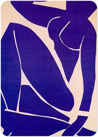 BLUE NUDE III 1952 By Henri Matisse Pack of 10 Post Cards | Henri Matisse Post Cards | A6 (10.5 x 14.8 cm) - 4.1 x 5.8 inches