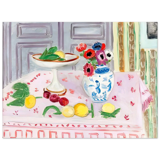 Henri Matisse - THE PINK TABLECLOTH 1925 Fine Art Poster - Default Title