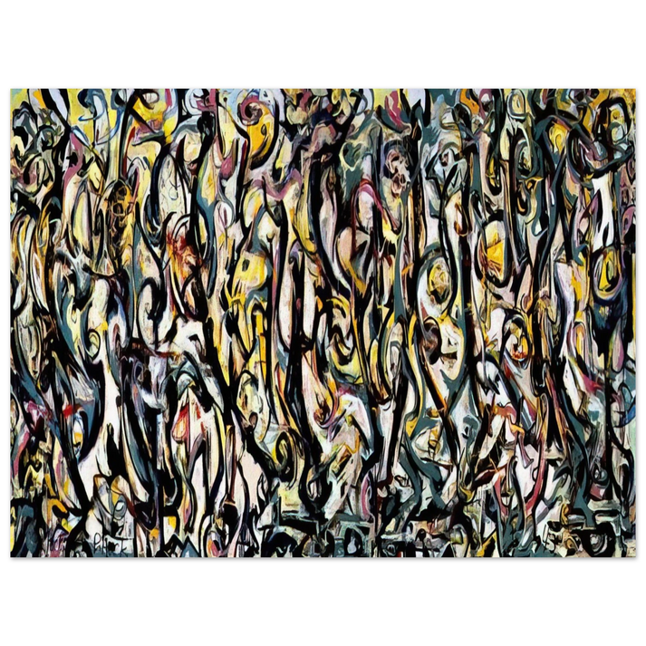 Jackson Pollock - MURAL 1943 1  75x100 cm / 30x40inches Fine Art Poster