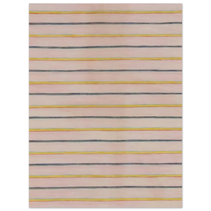 Gene Davis - Pin Stripes - 1960  75x100 cm / 30x40inches Fine Art Poster