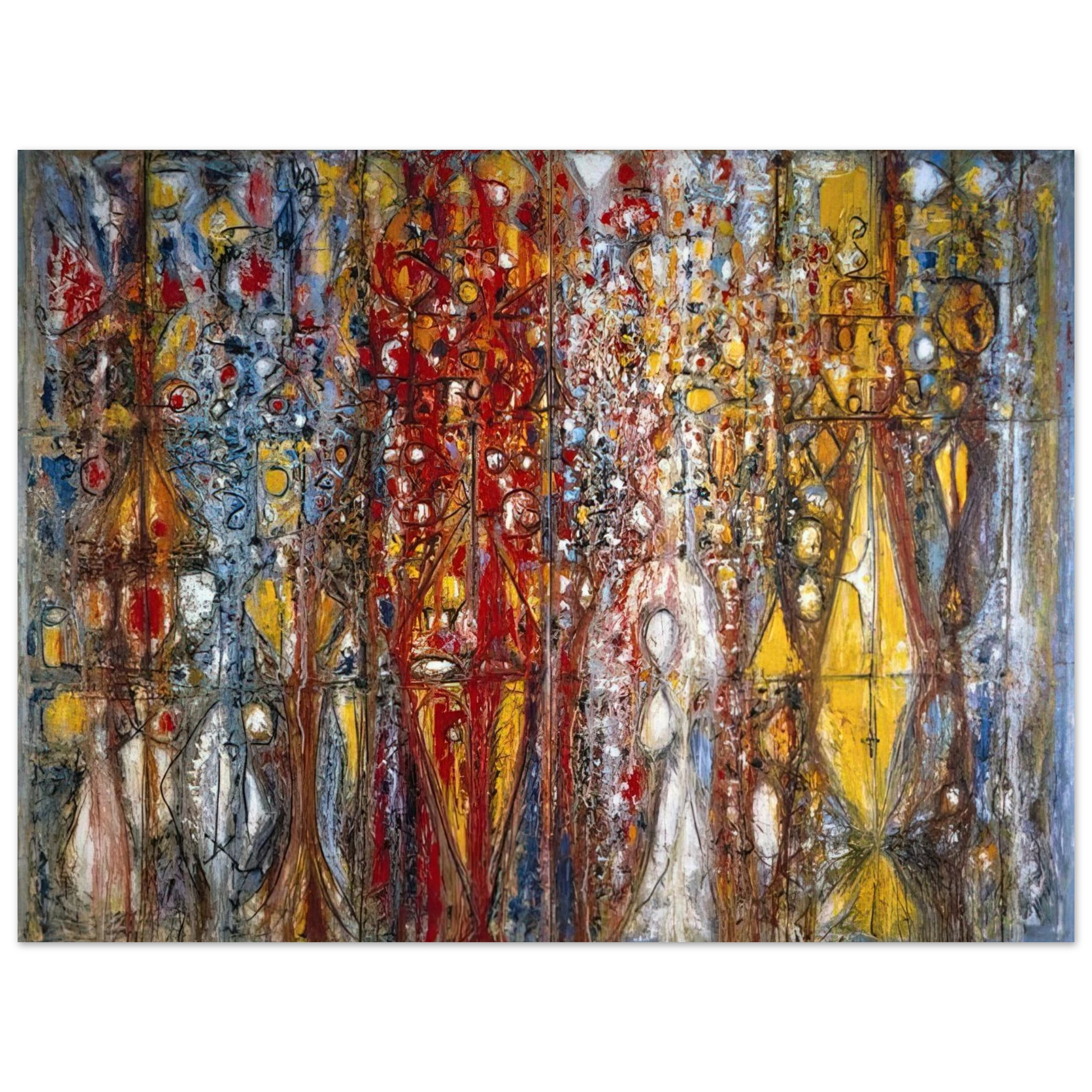 Richard Pousette-Dart - Blood Wedding Fine Art Poster - Default Title