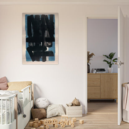 Lithographie No. 5 - 1957 - Pierre Soulages Brushed Aluminum Print - 70x100 cm / 28x40 inches | Pierre Soulages Aluminum Print | Pierre Soulages Prints