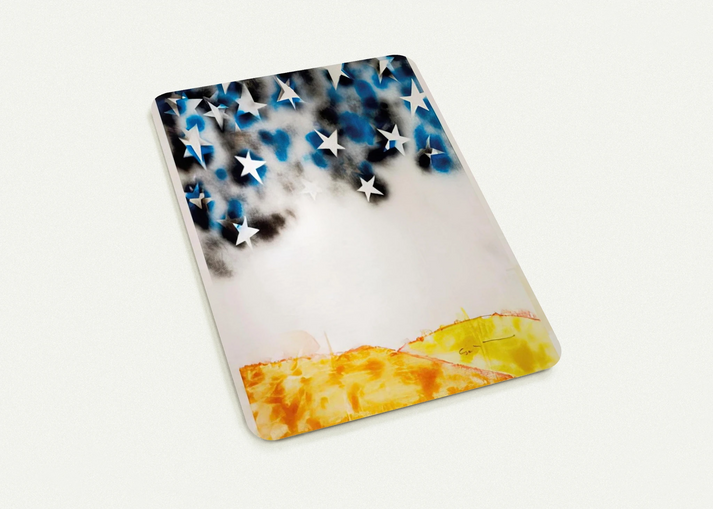 Le Stelle - Pop Art By Mario Schifano Pack of 10 Post Cards | Mario Schifano Post Cards | A6 (10.5 x 14.8 cm) - 4.1 x 5.8 inches