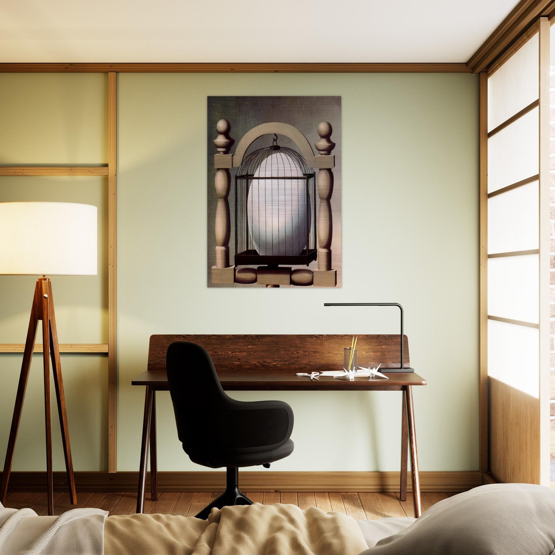 ELECTIVE AFFINITIES 1933 - Rene Magritte Brushed Aluminum Print - 70x100 cm / 28x40 inches | Rene Magritte Aluminum Print | Rene Magritte Prints