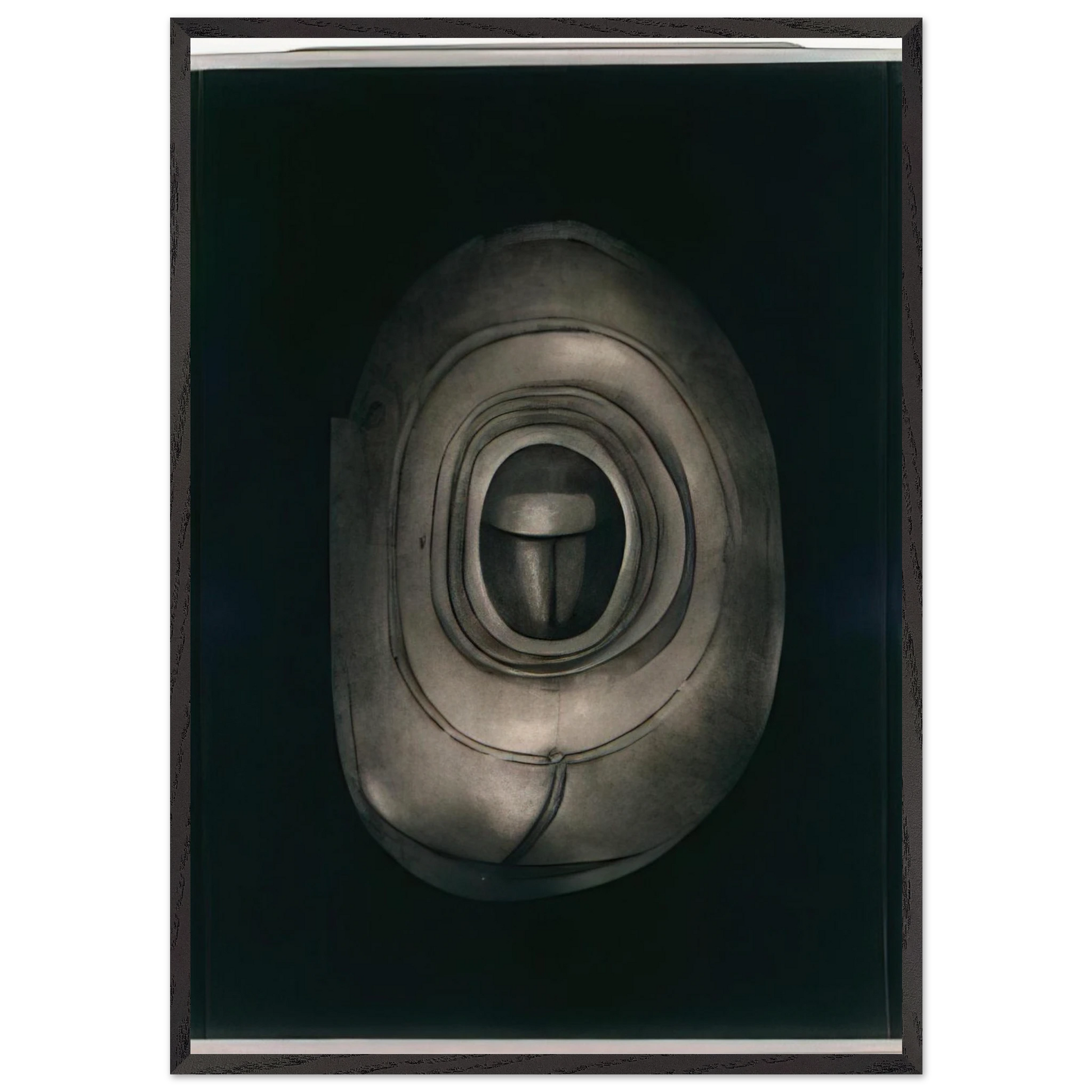 UNTITLED 1964 N1 - Lee Bontecou Framed Art Print – Black Wooden Frame - Default Title - -Framed Art Print