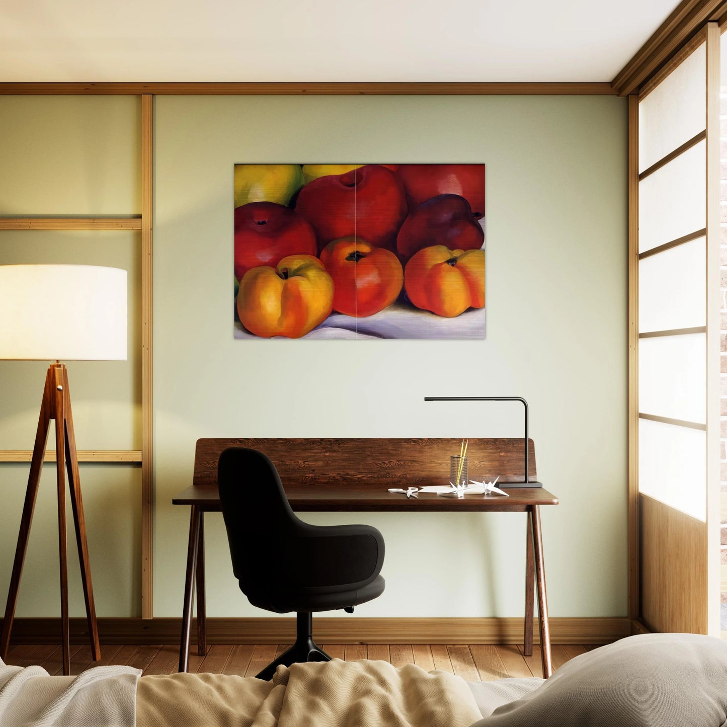 Apple Family - Georgia O'Keeffe Brushed Aluminum Print - 70x100 cm / 28x40 inches | Georgia O'Keeffe Aluminum Print | Georgia O'Keeffe Prints