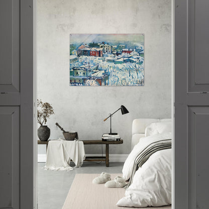 MOSCOW SMOLENSKY BOULEVARD STUDY 1916 - Wassily Kandinsky Acrylic Print - 70x100 cm / 28x40″ inches | Wassily Kandinsky Wall Art | Wassily Kandinsky Prints