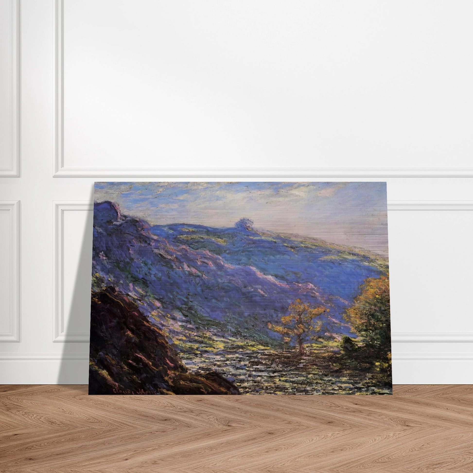 The Old Tree, Sunlight on the Petit Cruese - claude monet Brushed Aluminum Print - 70x100 cm / 28x40 inches | claude monet Aluminum Print | claude monet Prints