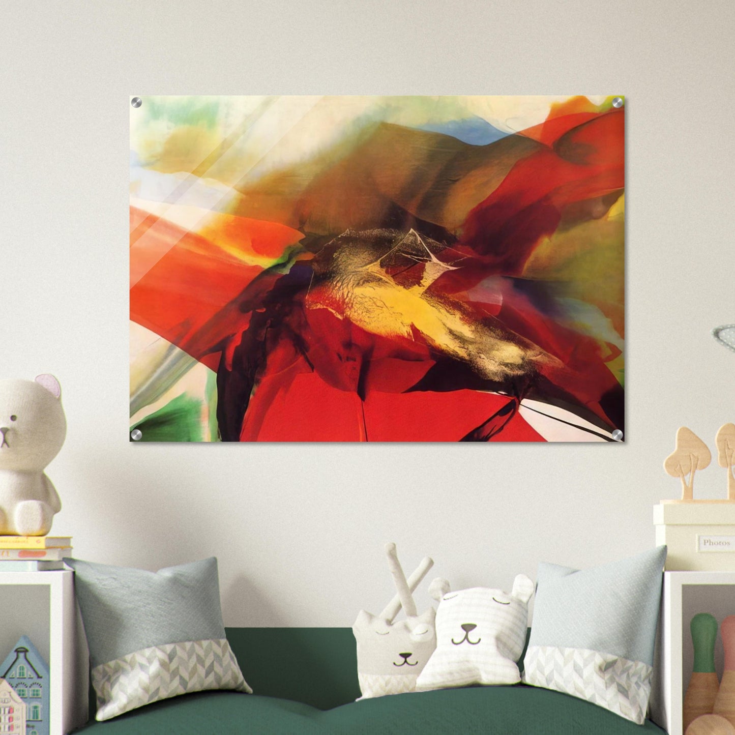 Phenomena Day of Zagorsk - 1966 - Paul Jenkins Acrylic Print - 70x100 cm / 28x40″ inches | Paul Jenkins Wall Art | Paul Jenkins Prints