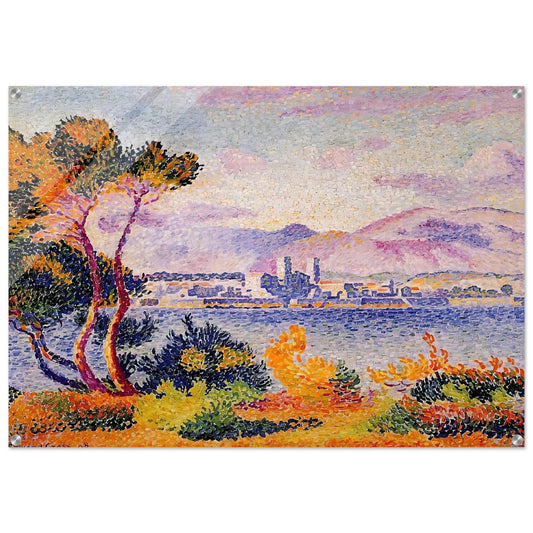 Antibes, Afternoon - Henri-Edmond Cross Acrylic Print - 70x100 cm / 28x40″ inches | Henri-Edmond Cross Wall Art | Henri-Edmond Cross Prints